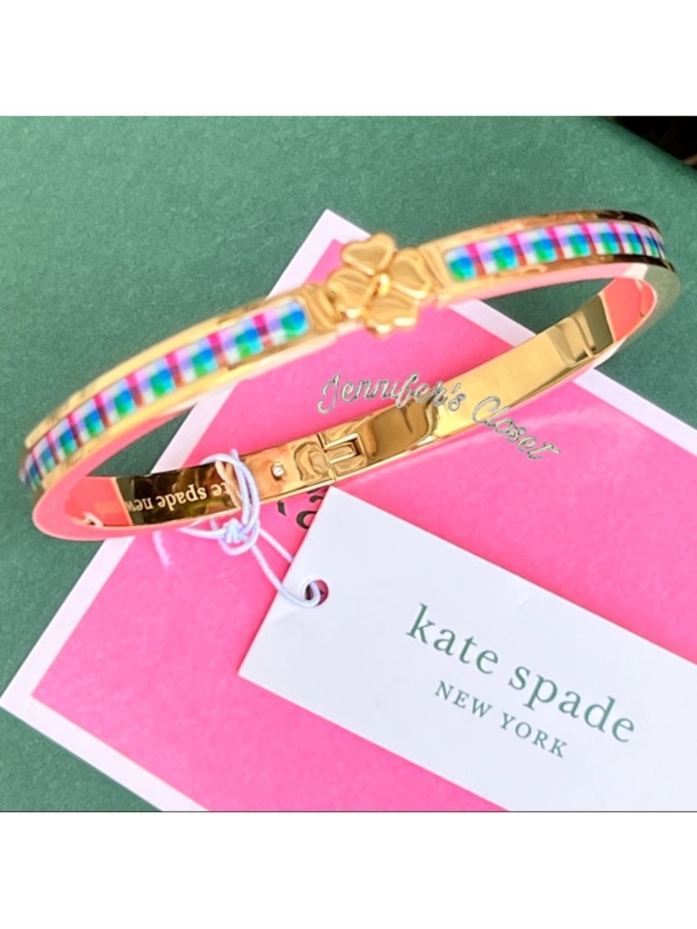 Kate Spade Bracelet Multicolored Heritage Spade Flower Bracelet NWT